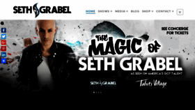 What Sethgrabel.com website looked like in 2019 (5 years ago)