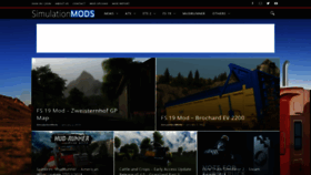 What Simulationmods.com website looked like in 2019 (5 years ago)
