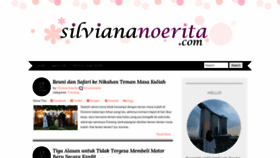 What Silviananoerita.com website looked like in 2019 (5 years ago)