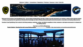 What Sunshinecoastsportfishingclub.com.au website looked like in 2019 (5 years ago)