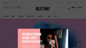What Shop-milkyway.com website looked like in 2019 (5 years ago)
