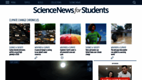 What Sciencenewsforstudents.org website looked like in 2019 (5 years ago)
