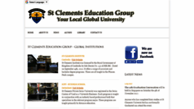 What Stclements.edu website looked like in 2019 (5 years ago)