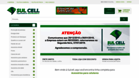 What Sulcell.com.br website looked like in 2019 (5 years ago)