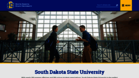 What Sdstate.edu website looked like in 2019 (5 years ago)