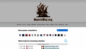 What Sportsbay.org website looked like in 2019 (5 years ago)