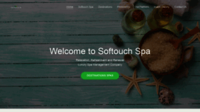 What Softouchspa.com website looked like in 2019 (5 years ago)