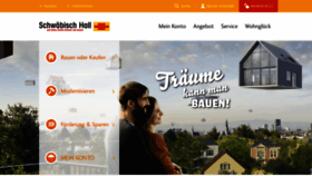 What Schwaebisch-hall.de website looked like in 2019 (5 years ago)