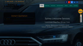 What Sydneylimousineservice.com website looked like in 2019 (5 years ago)