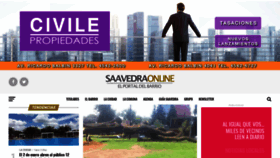 What Saavedraonline.com.ar website looked like in 2019 (6 years ago)