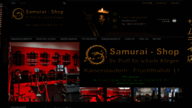 What Samuraischwerter.de website looked like in 2019 (5 years ago)
