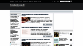 What Sekolahdasar.net website looked like in 2019 (5 years ago)
