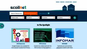 What Scoilnet.com website looked like in 2019 (5 years ago)