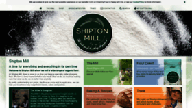 What Shipton-mill.com website looked like in 2019 (5 years ago)