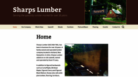 What Sharpslumber.com website looked like in 2019 (5 years ago)
