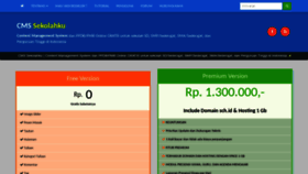 What Sekolahku.web.id website looked like in 2019 (5 years ago)