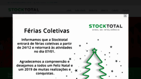 What Stocktotal.com.br website looked like in 2019 (5 years ago)