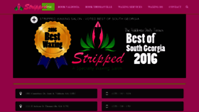 What Strippedwaxing.com website looked like in 2019 (5 years ago)