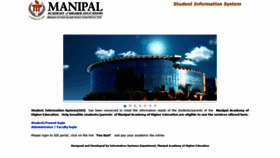What Sis.manipal.edu website looked like in 2019 (5 years ago)