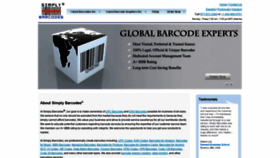 What Simplybarcodes.com website looked like in 2019 (5 years ago)