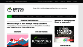 What Savingsguide.com.au website looked like in 2019 (5 years ago)