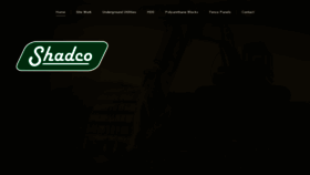 What Shadco.com website looked like in 2019 (5 years ago)