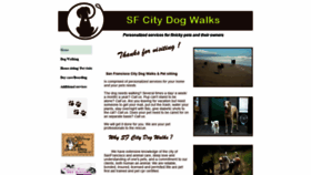 What Sfcitydogwalks.com website looked like in 2019 (5 years ago)
