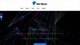 What Sbtmusic.com website looked like in 2019 (5 years ago)