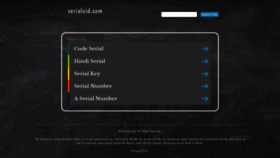 What Serialvid.com website looked like in 2019 (5 years ago)