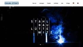 What Stahlbau-luettewitz.de website looked like in 2019 (5 years ago)