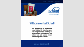 What Scharl-verpackung.at website looked like in 2019 (5 years ago)