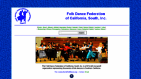 What Socalfolkdance.org website looked like in 2019 (5 years ago)