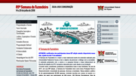 What Semanadofazendeiro.ufv.br website looked like in 2019 (5 years ago)