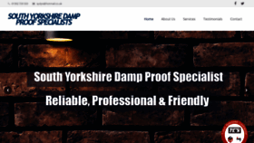 What Southyorkshiredampproofspecialists.co.uk website looked like in 2019 (5 years ago)