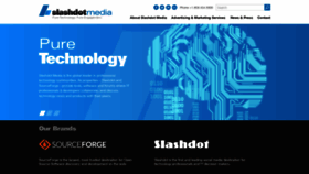 What Slashdotmedia.com website looked like in 2019 (5 years ago)