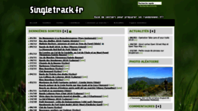 What Singletrack.fr website looked like in 2019 (5 years ago)