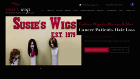 What Susieswigs.com website looked like in 2019 (5 years ago)