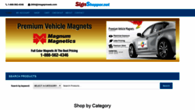 What Signshopper.net website looked like in 2019 (5 years ago)