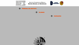 What Sii.itnogales.edu.mx website looked like in 2019 (5 years ago)