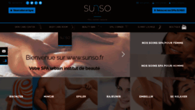 What Sunso.fr website looked like in 2019 (5 years ago)