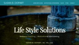 What Susandopart.com website looked like in 2019 (5 years ago)