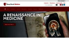 What Stonybrookmedicine.edu website looked like in 2019 (5 years ago)