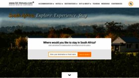 What Sa-venues.com website looked like in 2019 (5 years ago)