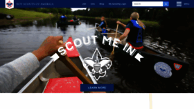What Scouting.org website looked like in 2019 (5 years ago)