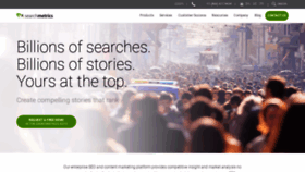 What Searchmetrics.com website looked like in 2019 (5 years ago)