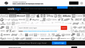 What Seeklogo.com website looked like in 2019 (5 years ago)