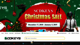 What Scdkeys.com website looked like in 2019 (5 years ago)