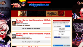 What Shippuden.tv website looked like in 2019 (5 years ago)
