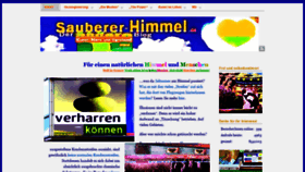 What Sauberer-himmel.de website looked like in 2019 (5 years ago)
