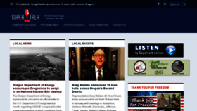 What Supertalkradio.com website looked like in 2019 (5 years ago)